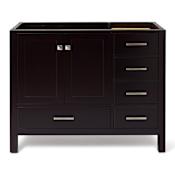 Ariel Cambridge 42" Single Free Standing Vanity Cabinet Only - Less Vanity Top Espresso