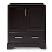 Ariel Stafford 30" Single Free Standing Vanity Cabinet Only - Less Vanity Top Espresso