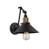 Artcraft Lighting Jersey 6" Tall Single Light Wall Sconce Vintage Brass