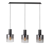 Artcraft Lighting Henley 3 Light 40" Wide Pendant Satin Black