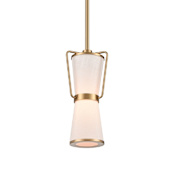 Artcraft Lighting Layla 5" Wide Mini Pendant Brushed Brass