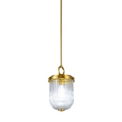 Artcraft Lighting Myla 9" Wide Mini Pendant Vintage Brass