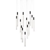 Artcraft Lighting Celine 13 Light 24" Wide Chandelier Black