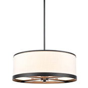 Artcraft Lighting High Street 4 Light 18" Wide Pendant Black