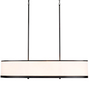 Artcraft Lighting High Street 8 Light 38" Wide Pendant Black