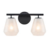 Artcraft Lighting Brooke 2 Light 15" Wide Vanity Light Black