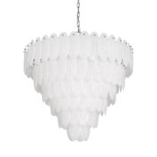 Artcraft Lighting Serena 25 Light 31" Wide Waterfall Chandelier Satin Nickel