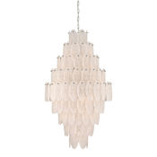 Artcraft Lighting Serena 19 Light 25" Wide Waterfall Chandelier Satin Nickel