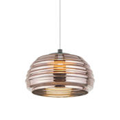 Artcraft Lighting Haze 13" Wide 3000K LED Pendant Black / Espresso Copper
