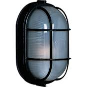 Artcraft Lighting Marine 1 Light Outdoor Wall Sconce Black