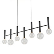 Artcraft Lighting Terra 39" Wide 3000K LED Linear Pendant Black