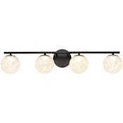 Artcraft Lighting Forma 4 Light Selectable 3000K/4000K/5000K LED Vanity Light Black