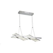 Artcraft Lighting Palo Alto 30" Wide LED Linear Chandelier Chrome