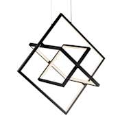 Artcraft Lighting Graymar 19" Wide LED Abstract Pendant Black
