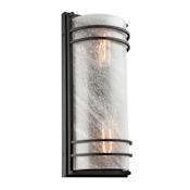 Artcraft Lighting Keswick 2 Light 17" Tall Outdoor Wall Sconce Black