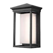 Artcraft Lighting Overbrook Single Light 13" High Integrated LED Outdoor Wall Sconce Black