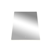 Artcraft Lighting Reflections 23-5/8" W x 31-1/2" H Rectangular Glass, Metal Framed Accent Mirror Silver