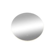 Artcraft Lighting Reflections 23-5/8" Diameter Circular Framed Accent Mirror Silver