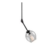 Artcraft Lighting Organic Single Light 6-1/4" Wide Mini Pendant Black