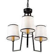 Artcraft Lighting Coco 3 Light 20" Wide Smart Chandelier Gold / Black