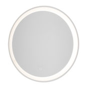 Artcraft Lighting Reflections 23-5/8" Diameter Contemporary Circular Framed Bathroom Wall Mirror with Light N/A