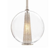 Arteriors Caviar 10" Pendant Clear