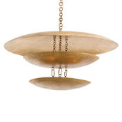 Arteriors Florko 31" Chandelier Gold Leaf