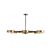 Arteriors Linus 10 Light 55" Wide Chandelier Bronze / Antique Brass