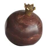 Arteriors Eden Marble Pomegranate Sculpture Brown