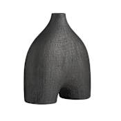 Arteriors Jeffrey 12" Tall Terracotta People and Figures Sculpture Matte Charcoal