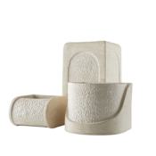 Arteriors Callie Terracotta Planters - Set of 3 White