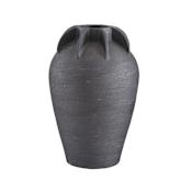 Arteriors Gardenia 15" Wide Terracotta Indoor Planter Matte Charcoal