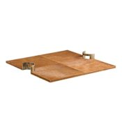 Arteriors Jones 26" Wide Hair On Hide Decorative Tray Brown