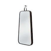 Arteriors Autero 20-1/2" W x 43" H Arched Framed Accent Mirror Burnt Wax