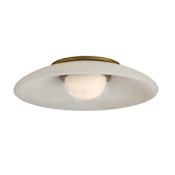 Arteriors Stella 12" Wide Flush Mount Bowl Ceiling Fixture White