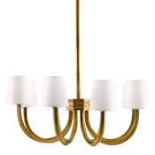 Arteriors Gaetano 8 Light 27" Wide Chandelier Vintage Brass