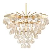 Arteriors Jacqueline 12 Light 42" Wide Waterfall Chandelier Amber