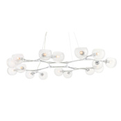 Arteriors Mahowald 16 Light 70" Wide Sputnik Chandelier Chrome