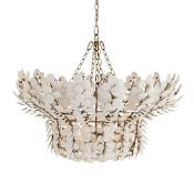 Arteriors Bilal 8 Light 40" Wide Abstract Chandelier Ivory