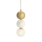 Arteriors Melody Pendant 6" Wide Mini Pendant Matte Swirl