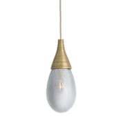 Arteriors Giselle 5" Wide Mini Pendant Smoke Luster