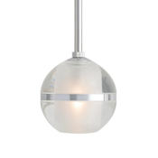 Arteriors Noble 6" Wide Mini Pendant Clear