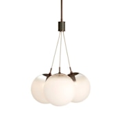 Arteriors Trinity 3 Light 19" Wide Globe Chandelier Frost Ombre