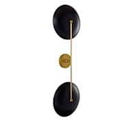 Arteriors Griffith 2 Light 38" Tall Wall Sconce Antique Brass