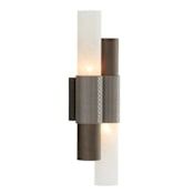 Arteriors Huntington 4 Light 20" Tall Wall Sconce with Matte Swirl Glass Shades Swirl