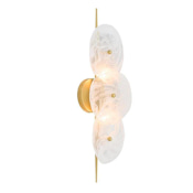 Arteriors Kylie 2 Light 30" Tall Outdoor Wall Sconce White Glaze