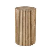 Arteriors Carmello 15" Wide Concrete Composite Accent Table Chai / Black