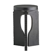 Arteriors Knight 16" Diameter Wood Table Ebony
