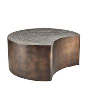 Arteriors Cullen 36" Wide Iron Coffee Table Bronze