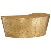 Arteriors Glasgow 42" Wide Brass Table Antique Brass